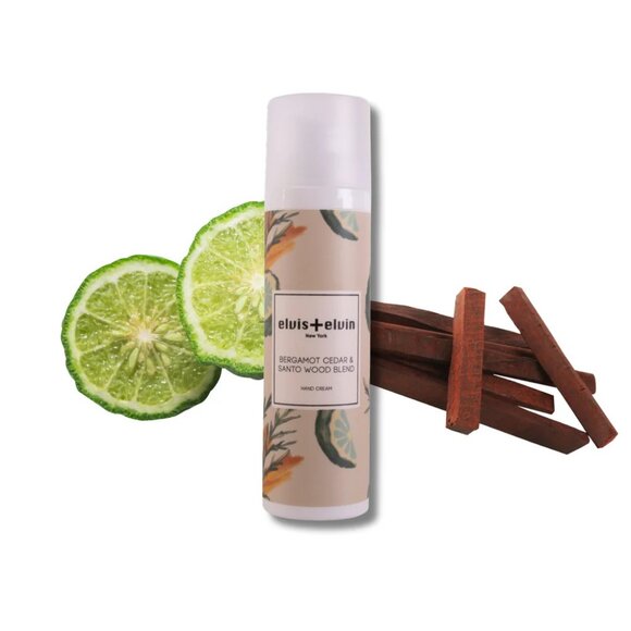 elvis+elvin Hyaluronic Hydrating Hand Cream Bergamot Cedar & Santo Wood - Picture 3 of 4
